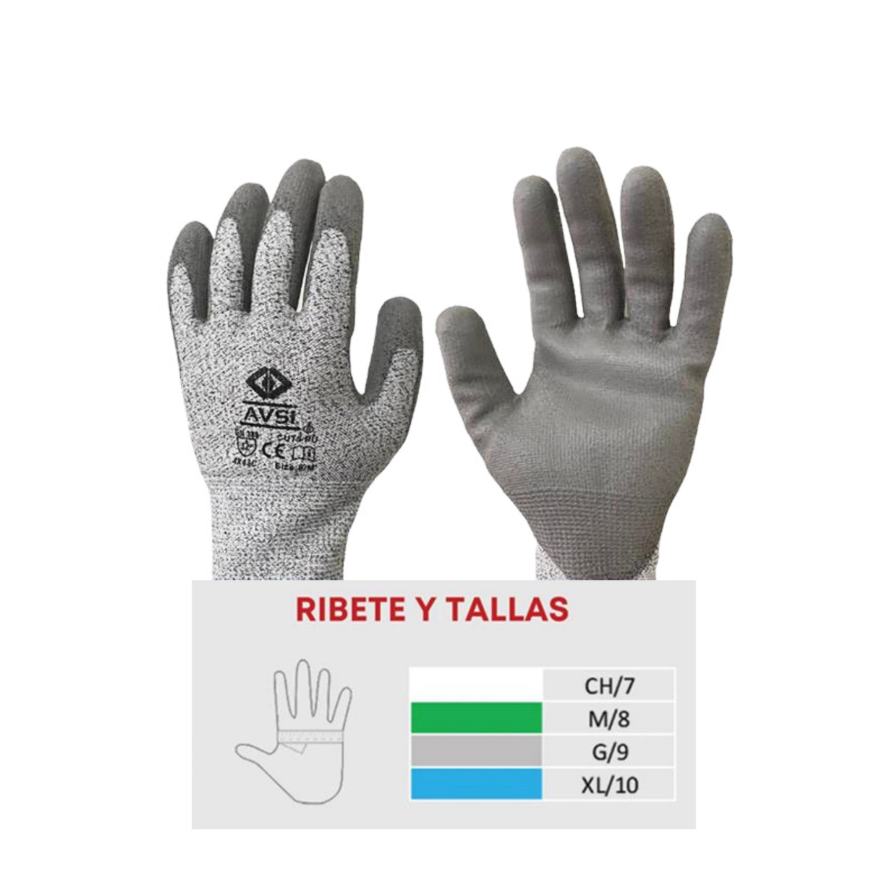 Guante Resistente al Corte 22-2B3